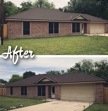 After Roof Replacement in Burleson, TX