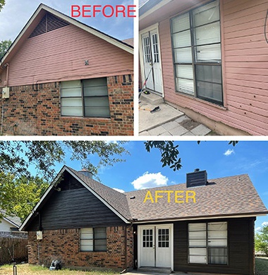 Home Before & After Roof Replacement in Burleson, TX